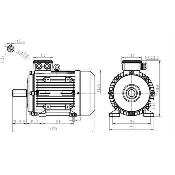 Silnik elektryczny 11,0kW 2800 obr/min. 132 B3
